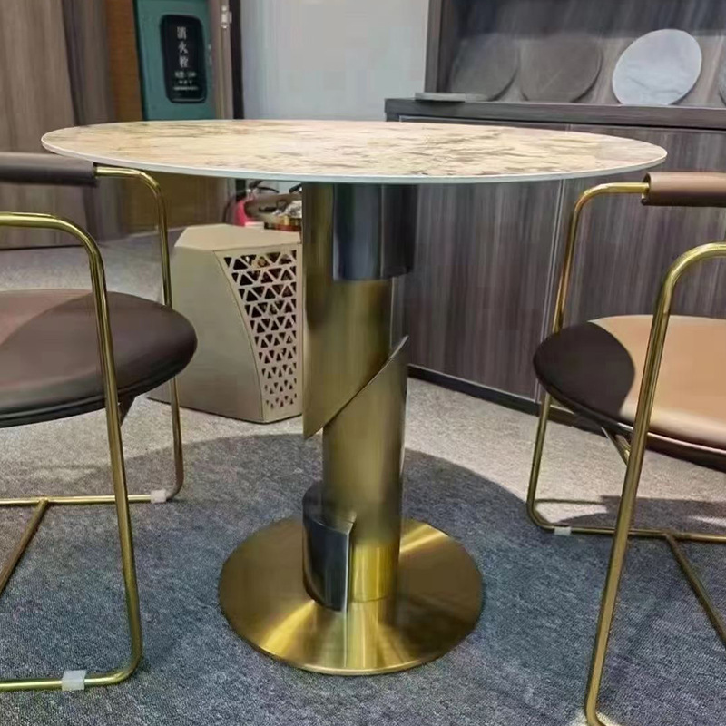 ダイニングテーブル脚コーヒーミルクティー金属テーブルベースサポート販売ホール交渉受付テーブル脚ステンレス鋼ハードウェア|undefined