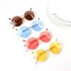 Children's cute sunglasses, rabbit for boys, glasses solar-powered, Korean style, for 3-8 years old