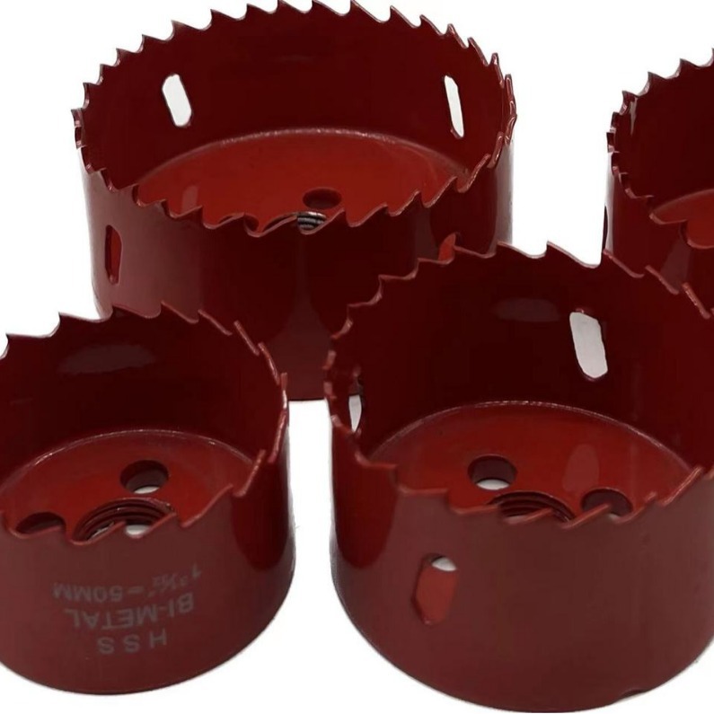 M42 bimetálico agujero abridor carpintería plástico escariador taladro de yeso downlight agujero abridor de audio escariado