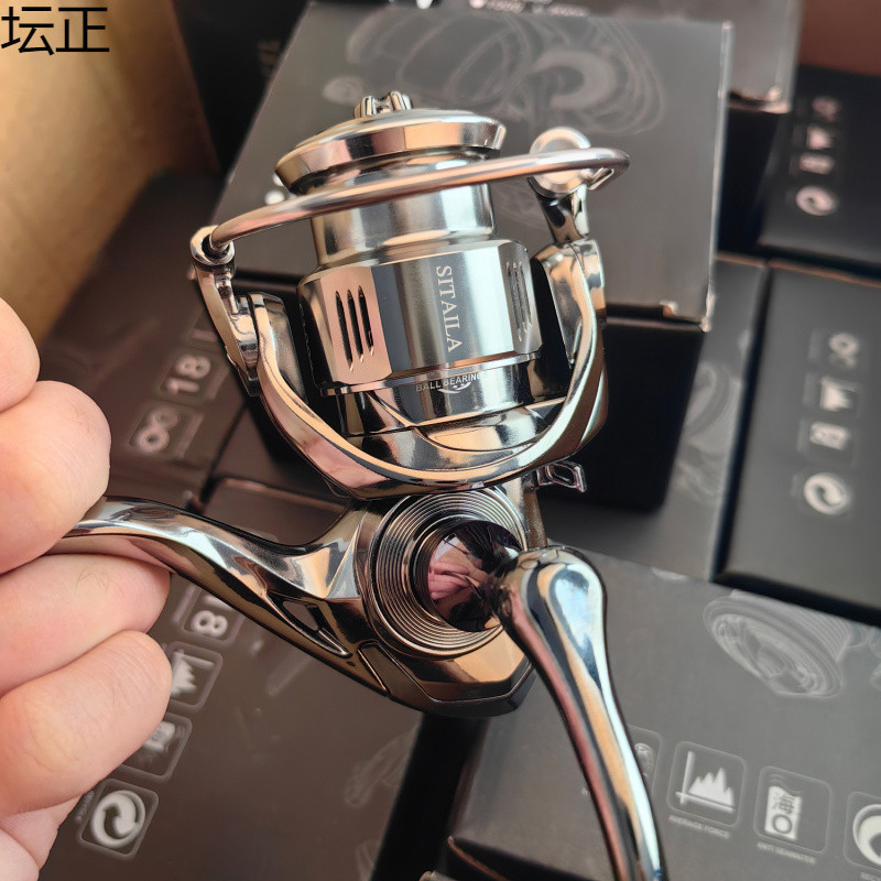 新型国産ステラスピニングホイール【フルメタル斜め浅糸カップ】ルアーマイクロ遠投海磯釣りホイール|undefined