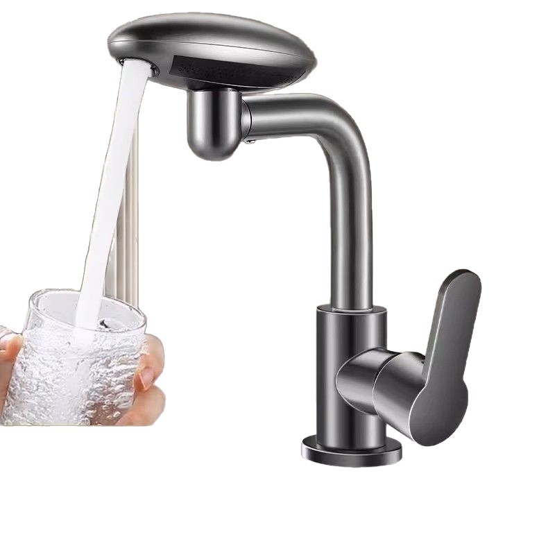 lavabo doméstico nave espacial grifo frío y caliente cocina baño cascada grifo brazo robótico lavabo grifo