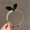 Headband from pearl, hair accessory, 2022 collection, Chanel style, simple and elegant design, wholesale