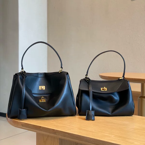 Ins Style Internet Popular New Style Elegant Simple Portable Commuter Tote Bag Large Capacity Fashion Women's Bag Kelly Platinum Bag