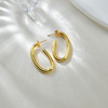 Brand copper earrings, Amazon, European style, simple and elegant design