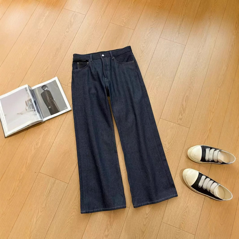 [AC Original Cattle] 13.5 oz 2021M Micro-version Solid Color Differentiated Single Denim Pants Jeans