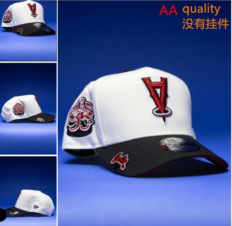 Comercio exterior transfronterizo al por mayor 2026 AA gorra de boca de pato bordado tridimensional ajustable gorra de hip-hop Yankees Dodgers