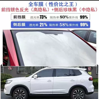 Automotive Film – Explosion-Proof High-Definition Primary Color Film - car-suv-new-car-film-full-car-package-construction-platinum-silver-front-fender-pearl-black-side-and-rear-fender