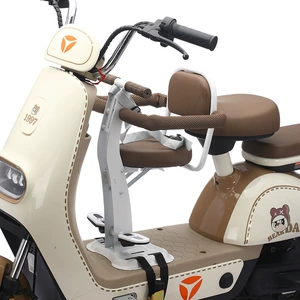 Electric Vehicle Child Seat Front Baby Seat Battery Car Pedal Electric Motorcycle Seat Foldableable Installation-Free