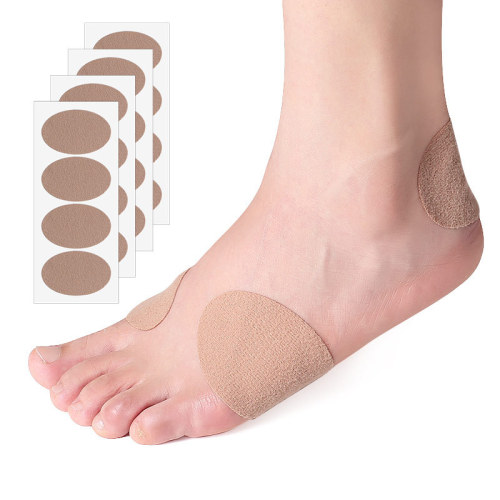 Flannel cloth can be freely attached to high heels, anti-wear behind the feet, multi-functional foot patches, large oval anti-slip foot pads, forefoot sweat-absorbing patches