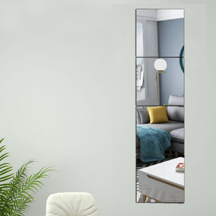 Трехмерный акриловый кварц на стену, украшение для спальни для гостиной, зеркальный эффект, 3D