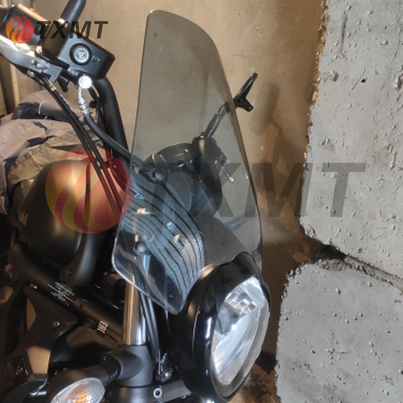 Suitable for Kawasaki Vulcan S 650 Modified Car Heightening Front Windshield Windshield Windshield