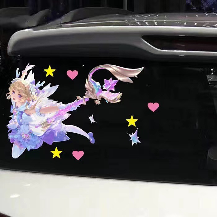 Electric Scooter Stickers Niu Motorcycle Body Cartoon Scratch Cover