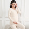 Warm set for pregnant, thermal underwear for breastfeeding