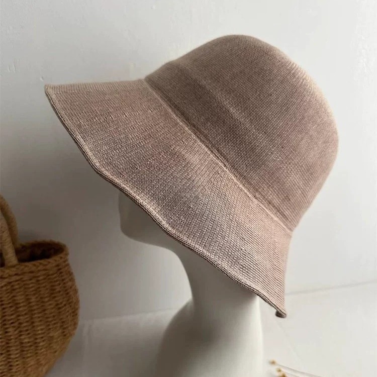 Cappello alla pescatora hepburn in seta di gelso per donna estate_voghion.com