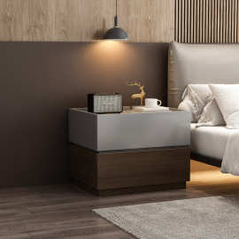 床头柜替代品创意DIY组合收纳柜2025新款简约现代小型床边储物柜