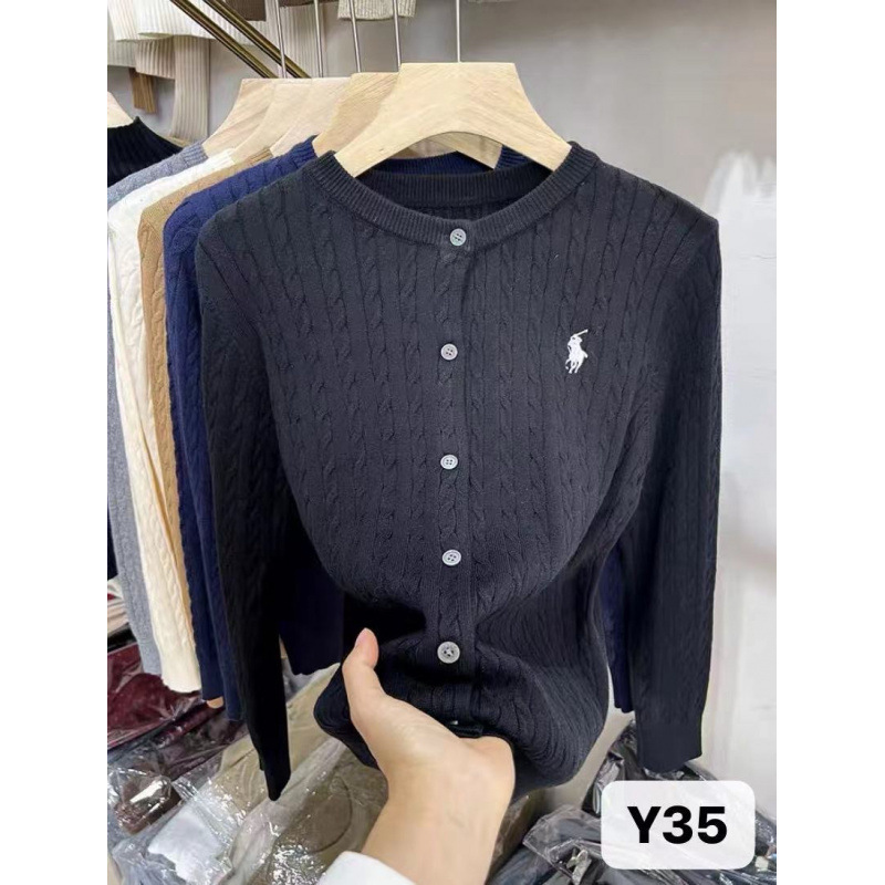 少女款针织毛织开衫长袖马标气质优雅休闲舒适简约高级感工厂批发|undefined