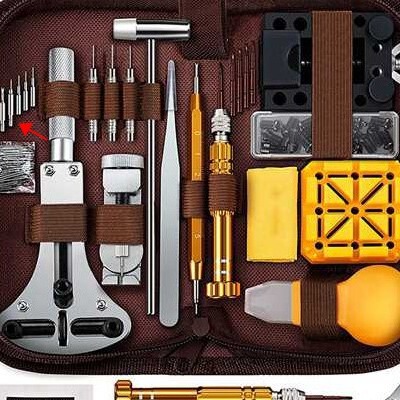 New watch repair tool repair tool kit 147-piece tool set, watch strap removal, base opener, watch repair combination