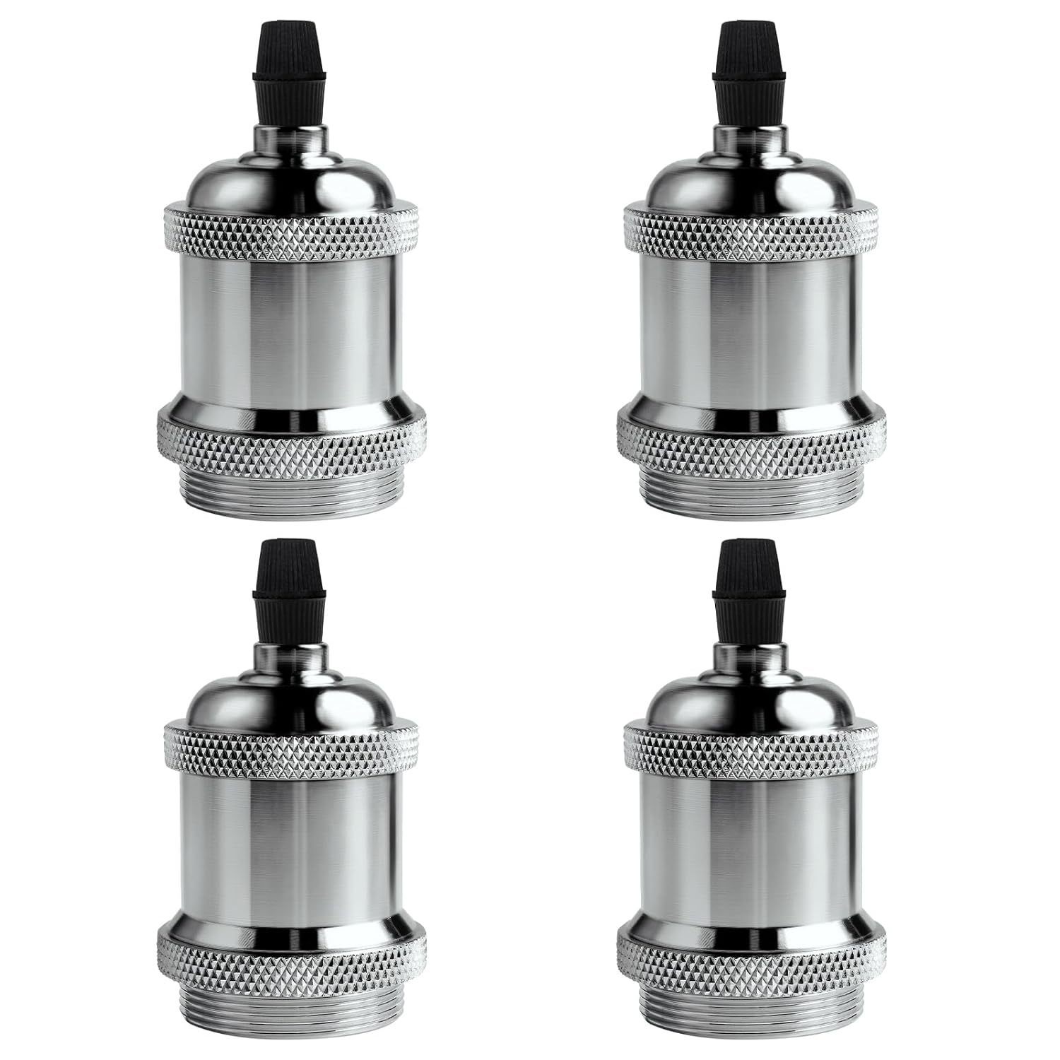 Zhongshan Fuente Fabricante transfronterizo E26E27 lámpara de aluminio antiguo taza de lámpara de cerámica lámpara adecuada para lámparas de succión y elevación