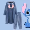 New blue Stitch с брюками