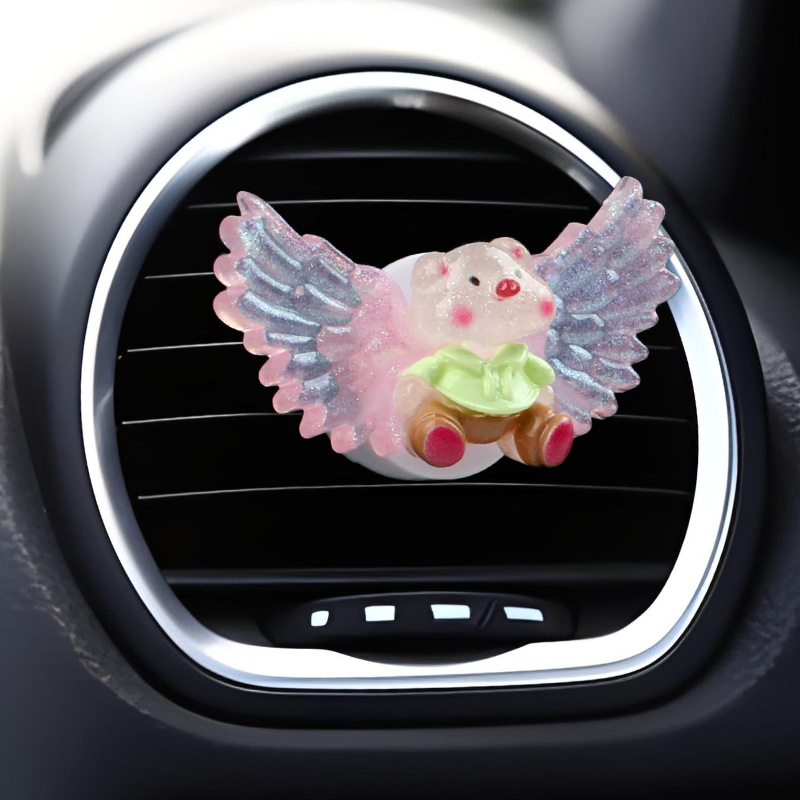 Adornos del automóvil, consola central, accesorios de la pantalla del automóvil, decoración del monitor de la computadora, ala pequeña del automóvil, adornos