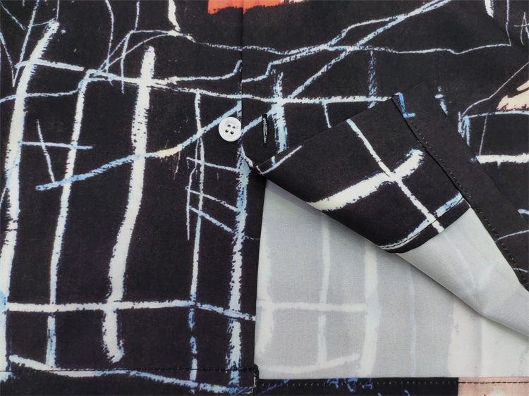 Camicia casual uomo basquiat heaven tokyo a maniche lunghe_voghion.com
