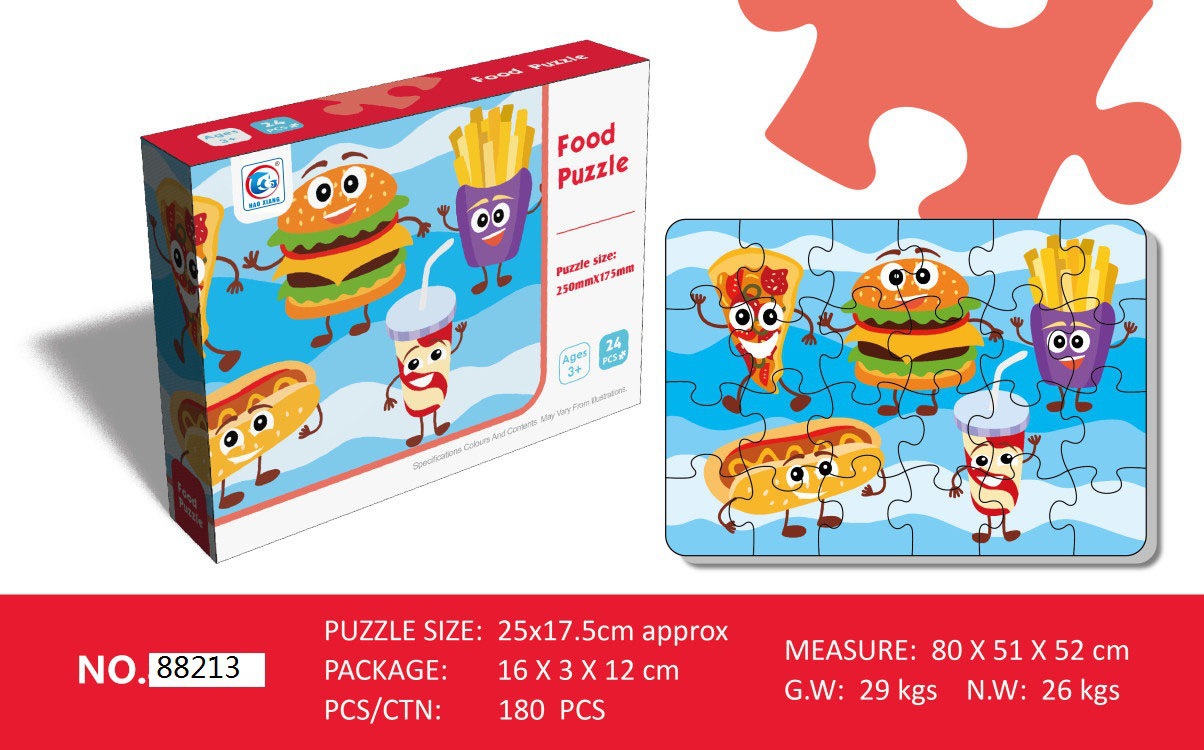 Serie Food Small 24 piezas