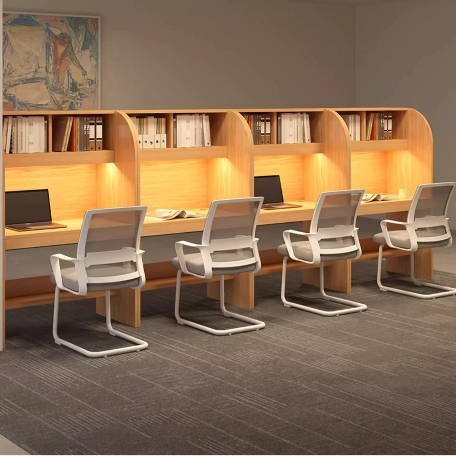 Учебный стол стол для самостоятельного изучения стол стол стол перегородка стол стул закрытое погружение стол компьютерный стол для аспирантов