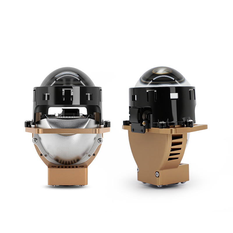 Transfronterizo de 3 pulgadas 24V doble lente LED doble copa de luz 65W de alta potencia transformación de farol de automóvil integral