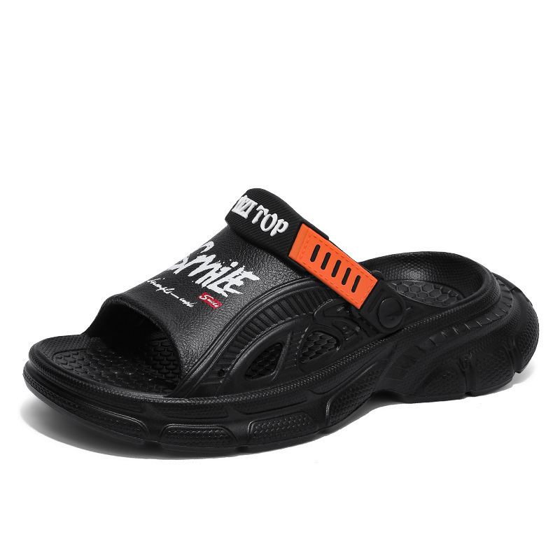 2024 nuevas zapatillas para hombres de verano tendencia de usar al aire libre sensación de mierda juvenil sandalias de playa de doble propósito