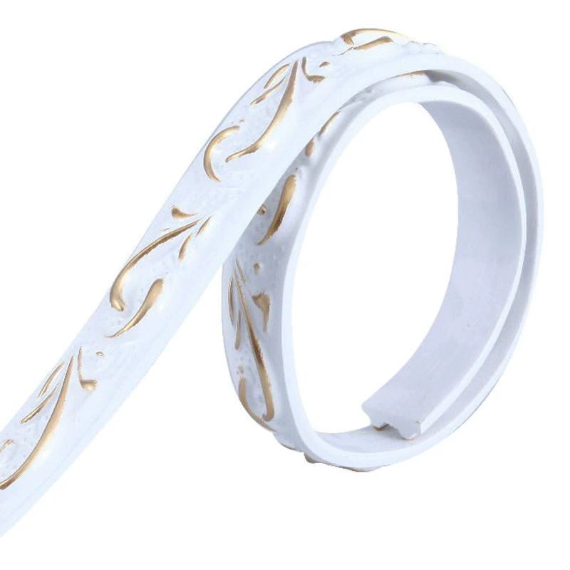 Линия ПВХ гипсовая линия потолочная линия боковая линия США ТВ фон Стена граница Декоративная полоса зеркальная граница самоклеящаяся