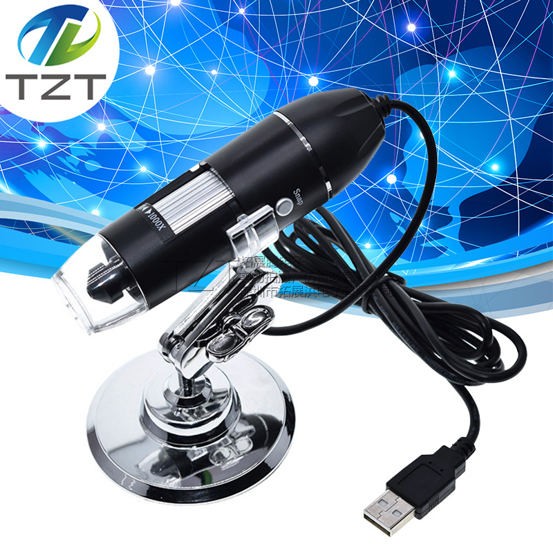 USB高清显微镜便携式工业电子维修检测1000倍珠宝皮肤数码放大镜