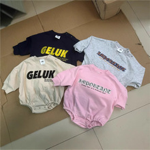 出口日本尾单 宝宝 春秋 毛圈 包屁衣 三角爬 7080码