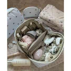 化妆包2025新款可爱小狗印花旅行出差收纳大容量便携洗漱包布A23