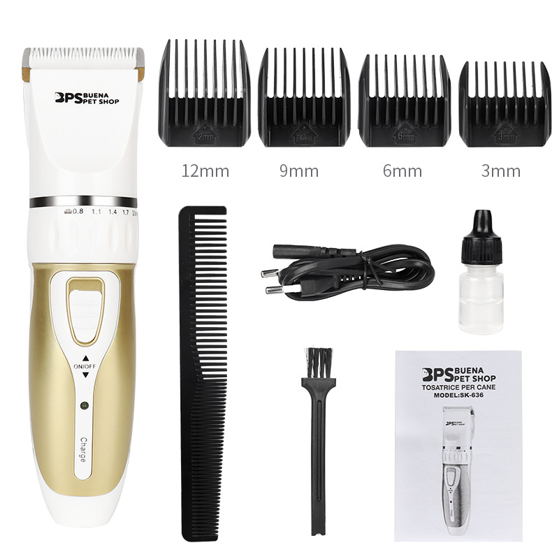 Tedora nueva mascota eléctrica Clipper perro Shaver gato y perro de pelo Clipper recargable mascotas suministros de limpieza