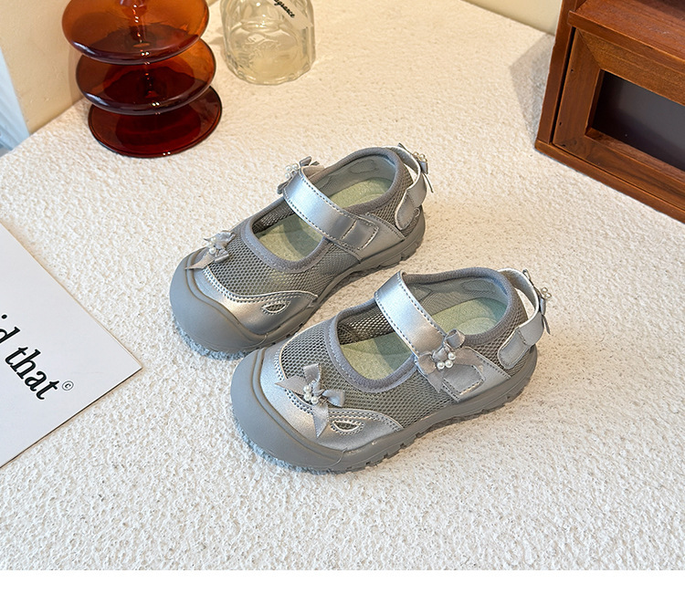 Breathable Mesh Sports Sandals For Girls With Adjustable Strap_voghion.com