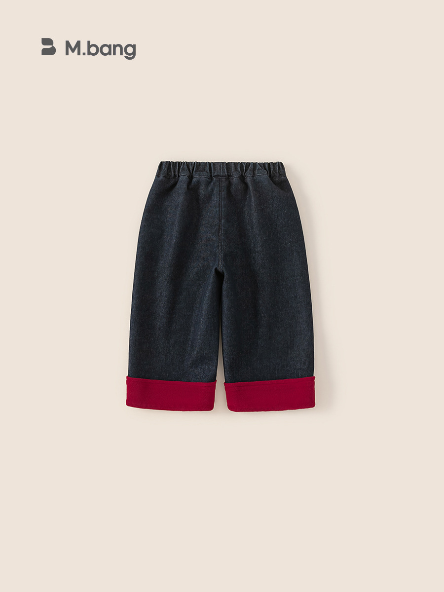Youbao ropa para niños pantalones para niñas ropa de año nuevo invierno nuevos jeans de todo fósforo para niños pantalones casuales para bebés femeninos