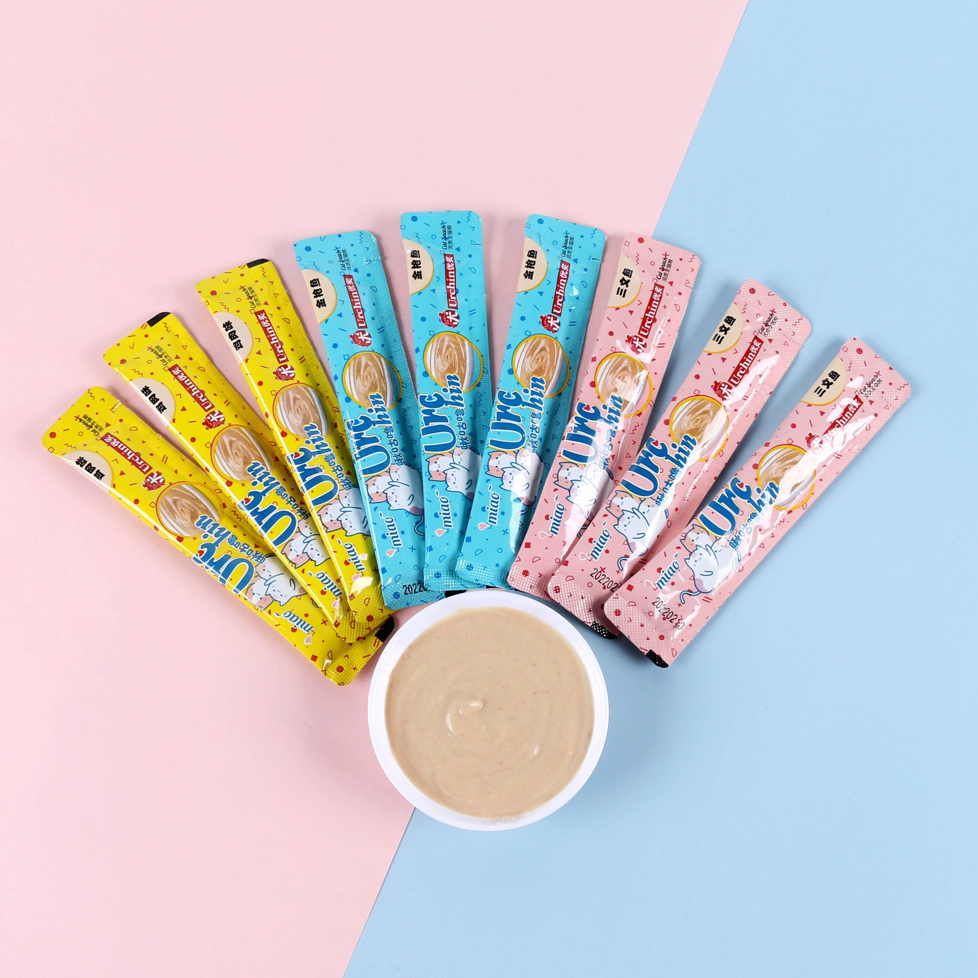 Кошка полоска кошка закуски замечательный свежий влажный корм пакет жидкая питательная полоска в кошку котенок питание откорм волосы жабры зоотовары