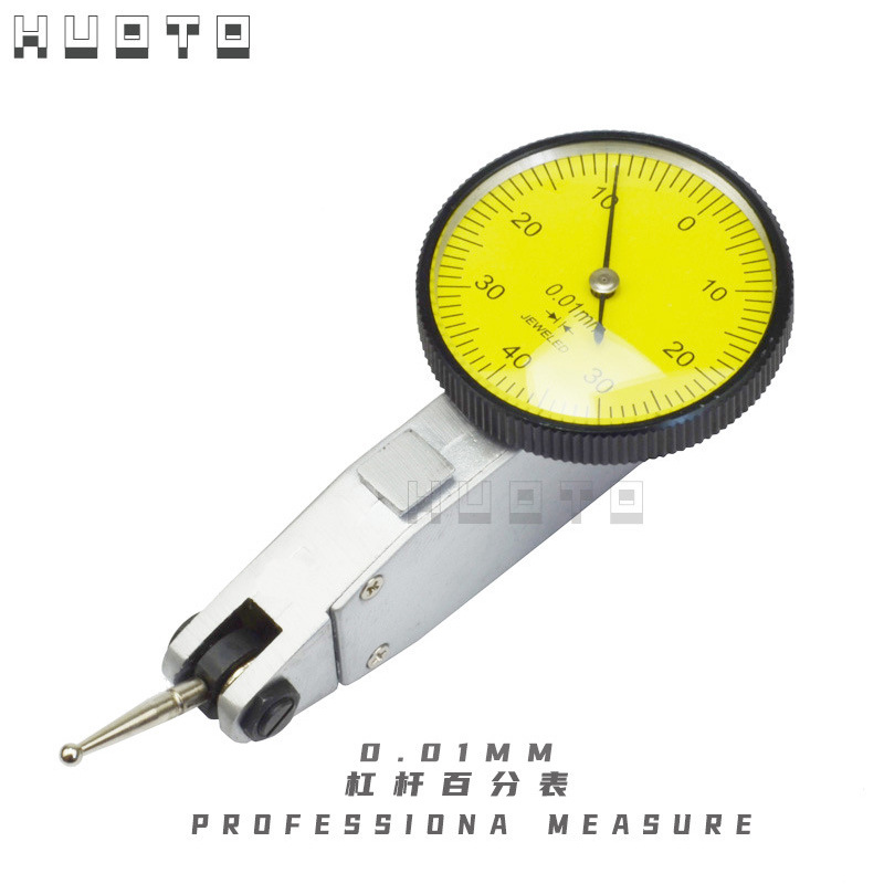 ✅杠杆百分表 百分表头校表 磁性磁力座表头0-0.8mm小校表测头0.0