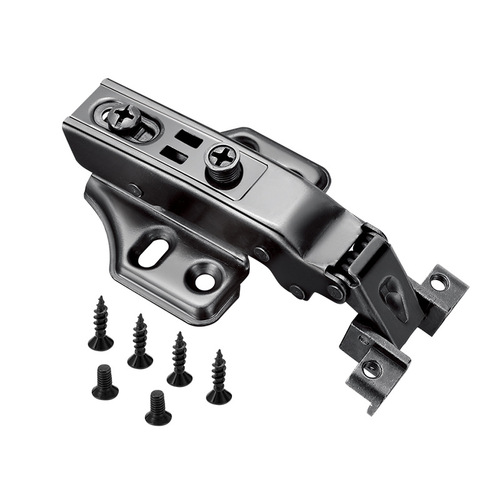 Minimalist black two-stage force aluminum frame hinge wholesale glass door damping hydraulic hinge spring silent hinge