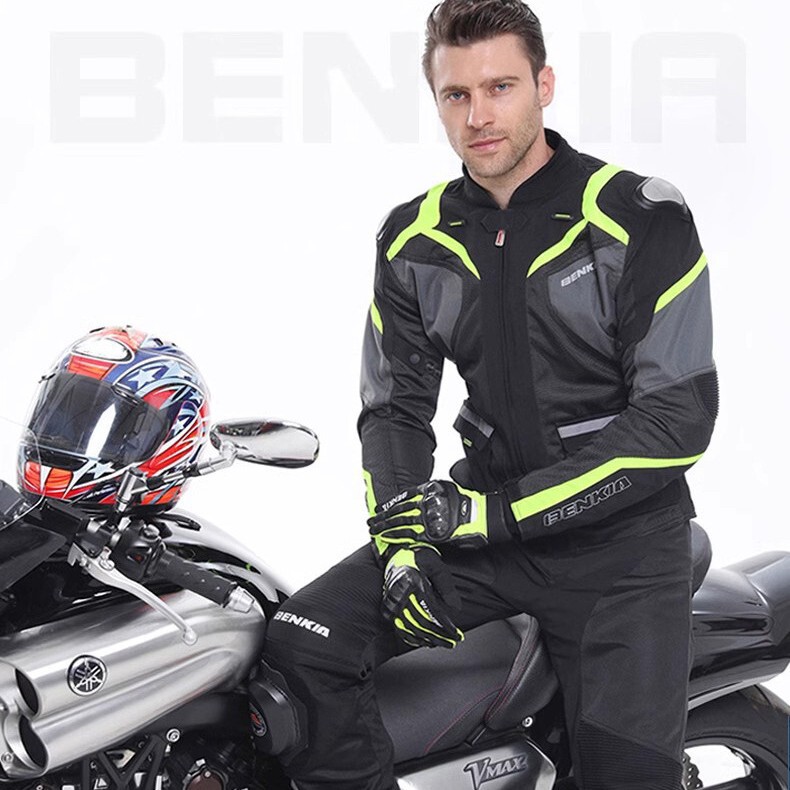 BENKIA Bin Riding Asian Motorcycle Riding Suit Men's and Women's Waterproof Warm-keeping Bike Suit Racing Rally Anti-fall 142 BENKIA Bin Riding Asian Motorcycle Riding Suit Men's and Women's Waterproof Warm-keeping Bike Suit Racing Rally Anti-fall 142