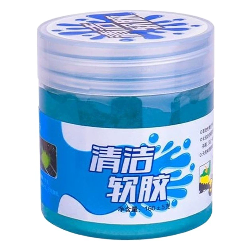 [Чистящая грязь] чистая мягкая резина салона автомобиля выпускное отверстие для удаления пыли клей клавиатура компьютера Чистящая грязь