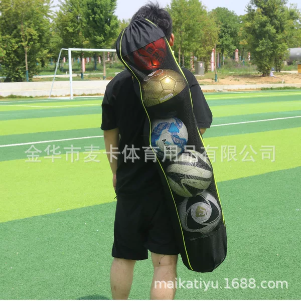 Micah Ball Bag Soccer Storage Bag Basketball Volleyball Soccer Equipment Large Net Bag 5 Size Ball Storage Bag Mesh Bag
