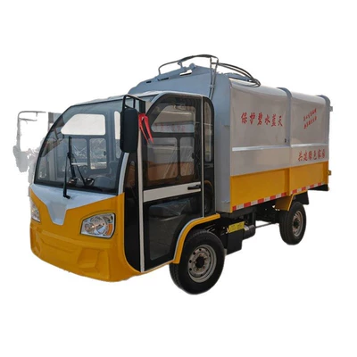 vehicle, four-wheel garbage truck, Elektrik zibil maşınları