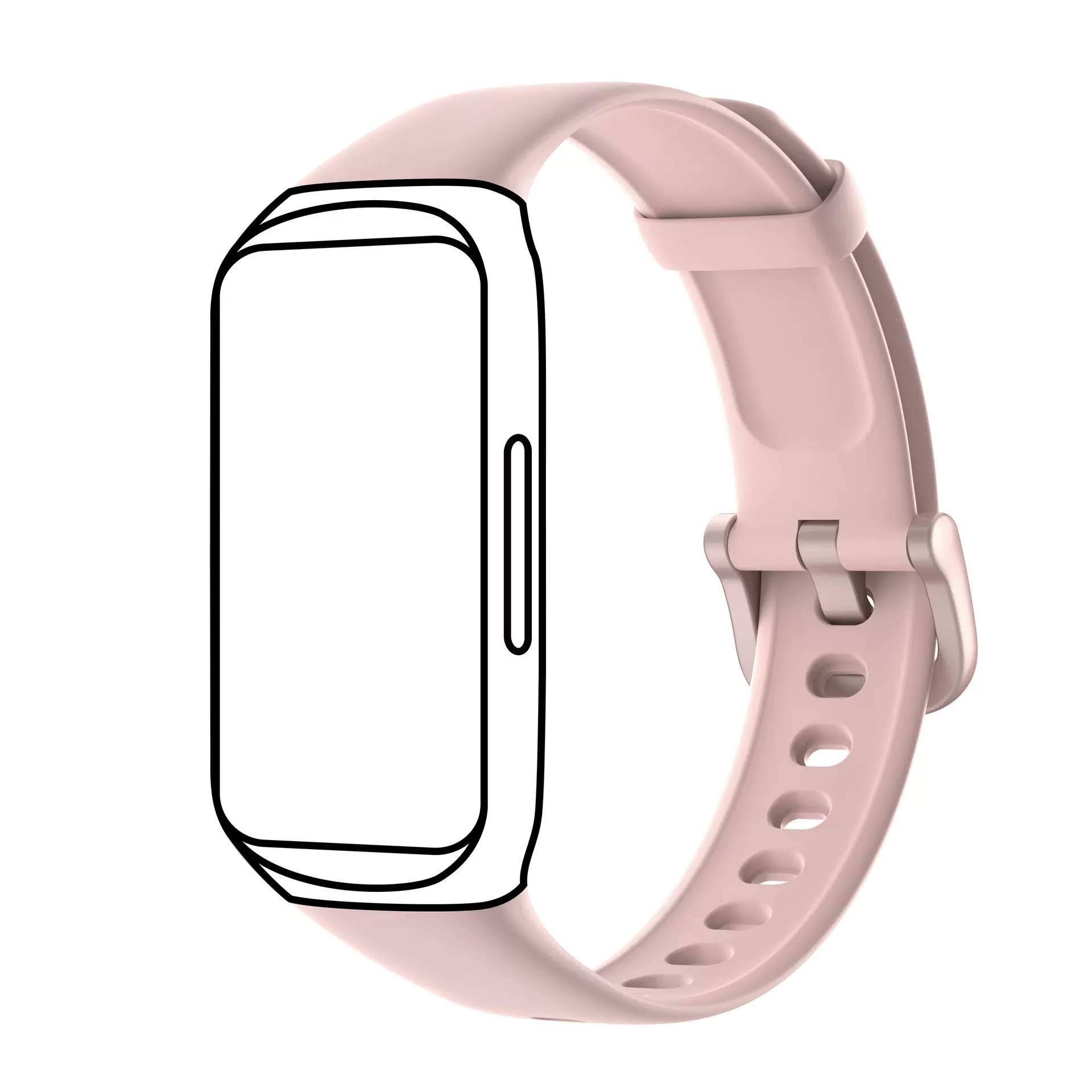 GTL2表带批发原装多色时尚硅胶智能手环低敏舒适深海