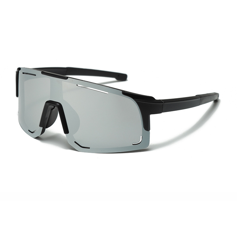 2024 Cross-border spot para niños nuevas gafas de sol a prueba de viento para ciclismo al aire libre con montura grande de una pieza, gafas de sol para niños y niñas