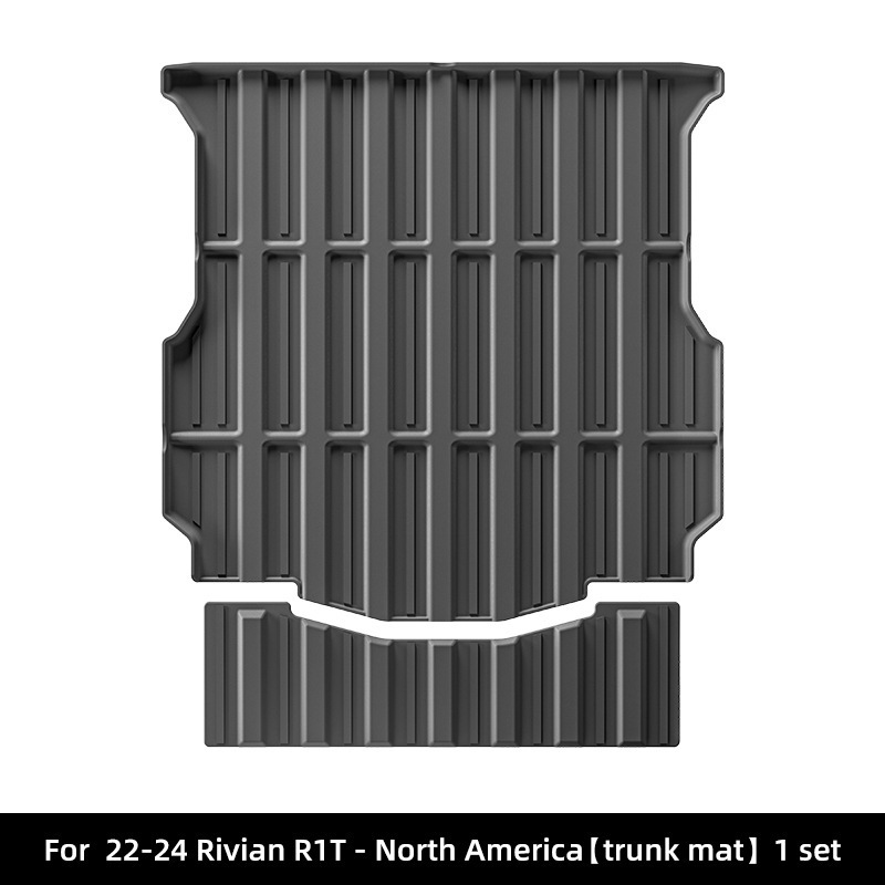 Shiyong – Car floor Modelə uyğun ayaqaltı - 22-24-rivian-r1t-bed-mat-bed-side-panel-mat-north-america