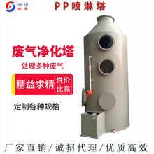 定制镂空pp喷淋塔废气洗涤塔有机处理设备不锈钢净化定制喷淋塔