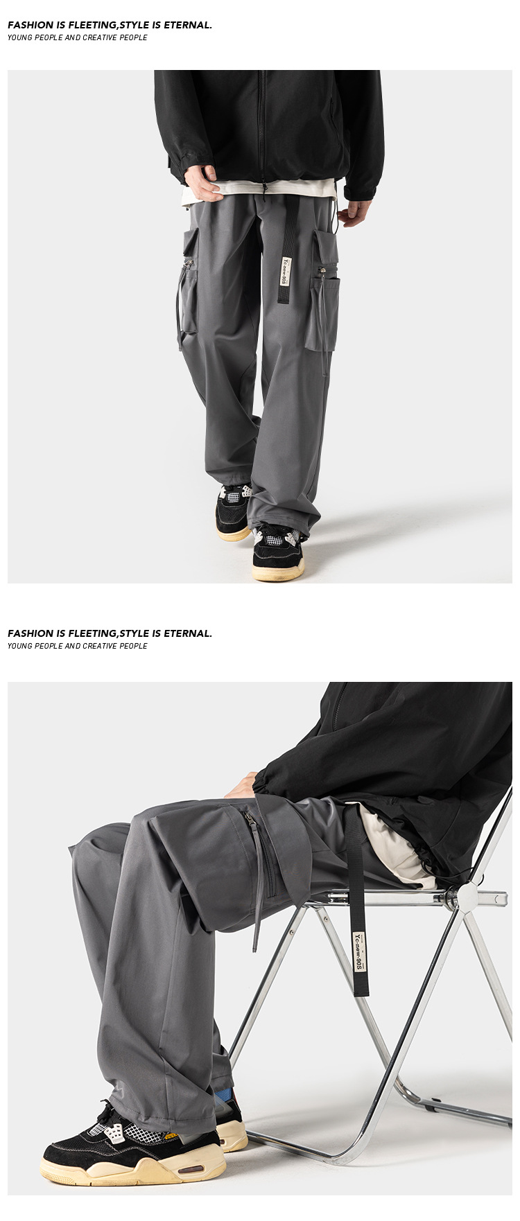 Men's Outdoor Tactical Windproof Waterproof Functional Pants_voghion.com