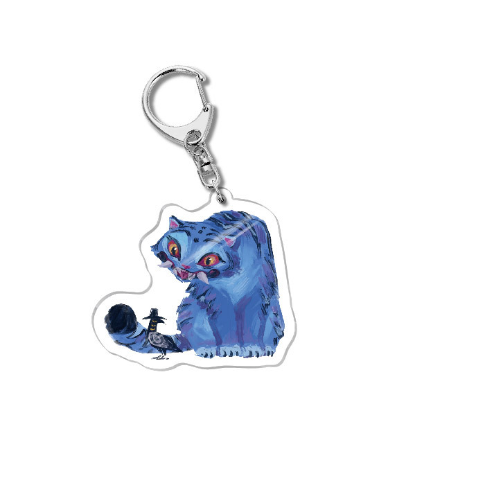 Kpop Demon Hunters Caza de Brujas Acrílico Colgante de llaveros Joyas Creativas Regalos