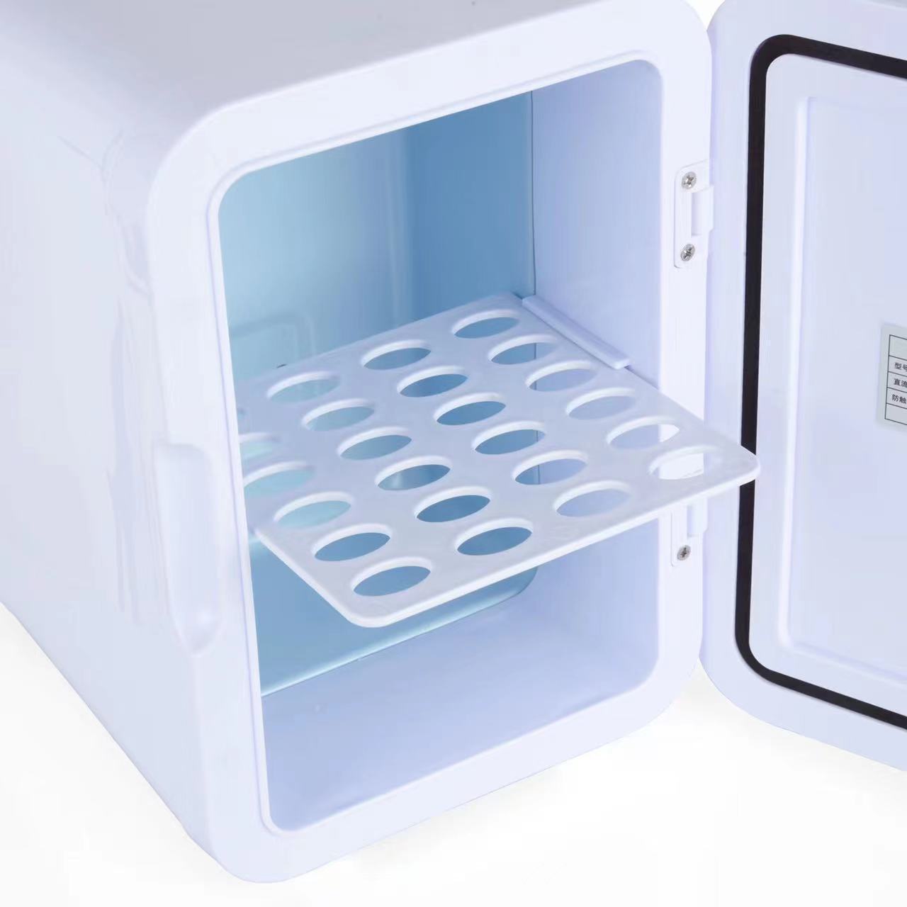 Car 6L bedroom cosmetics refrigerated semiconductor beauty mini refrigerator outdoor refrigeration fresh-keeping car mini refrigerator